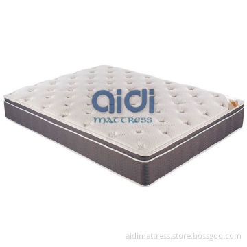 Cooling Gel Pad Convoluted Foam Individual King Size Pocket Spring Mattress AI-1108